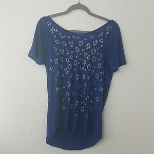 JUICY Couture Medium blouse blue strappy glam